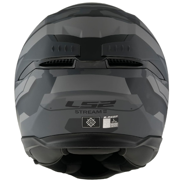 LS2 FF808 Stream II Helmet – Shadow Titanium/Grey