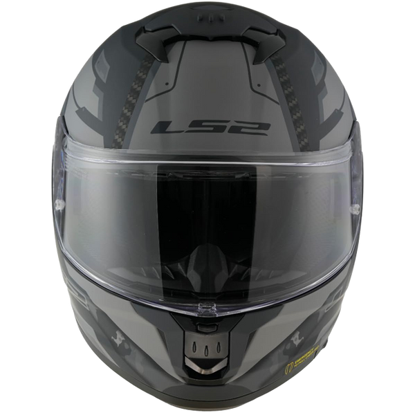 LS2 FF808 Stream II Helmet – Shadow Titanium/Grey