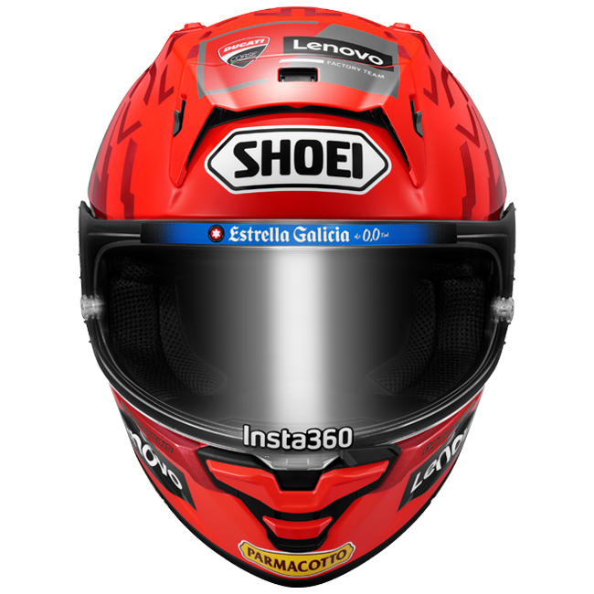 Shoei X-SPR PRO helmet Marc Márquez M.Marquez93 TC-1 Replica 2025 gloss red black white