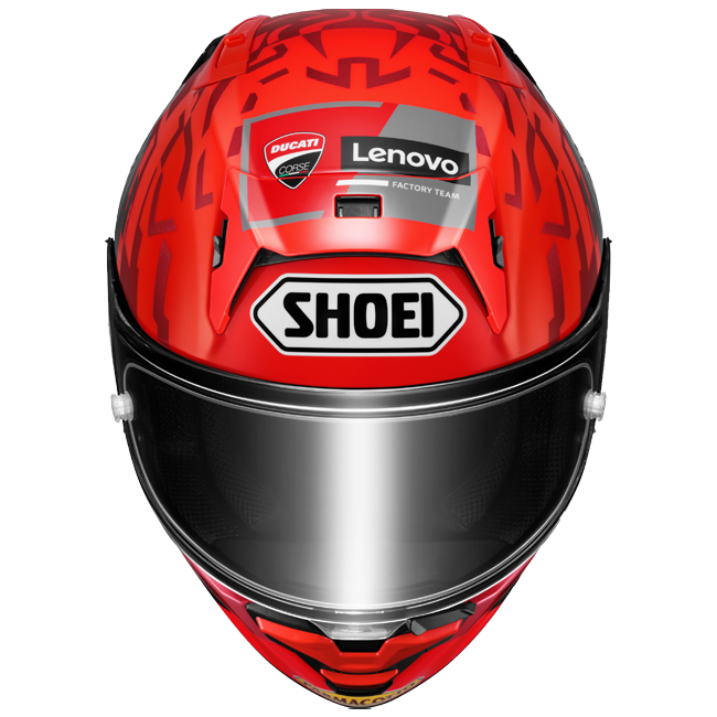Shoei X-SPR PRO helmet Marc Márquez M.Marquez93 TC-1 Replica 2025 gloss red black white
