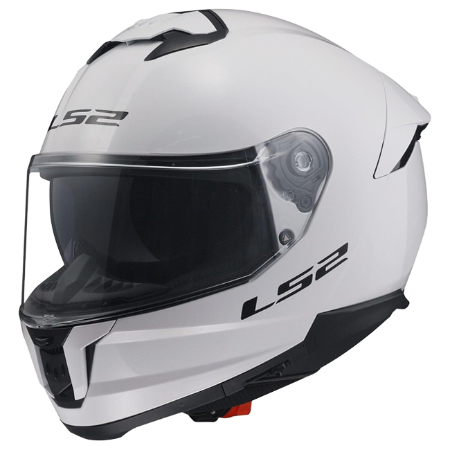 LS2 FF808 Stream II Helmet – Solid Gloss White