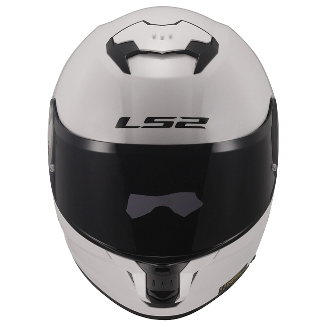 LS2 FF808 Stream II Helmet – Solid Gloss White