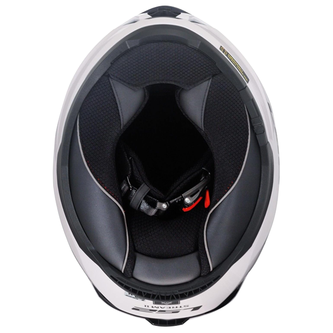 LS2 FF808 Stream II Helmet – Solid Gloss White