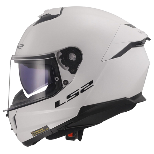 LS2 FF808 Stream II Helmet – Solid Gloss White