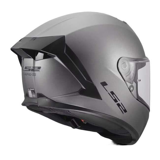 LS2 FF820 Rapid III Helmet – Solid Matt Titanium