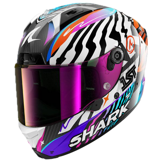 Shark Aeron Speed-Fancy DWO Full-Face Helmet – Carbon & Aramid Construction