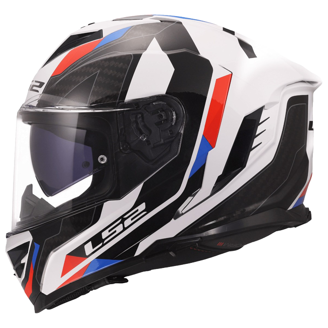 LS2 FF818 Storm III Helm – Sporty White/Blue/Red