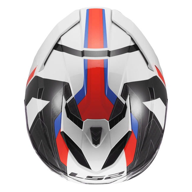 LS2 FF818 Storm III Helm – Sporty White/Blue/Red