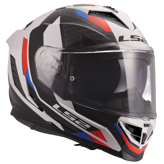 LS2 FF818 Storm III Helm – Sporty White/Blue/Red