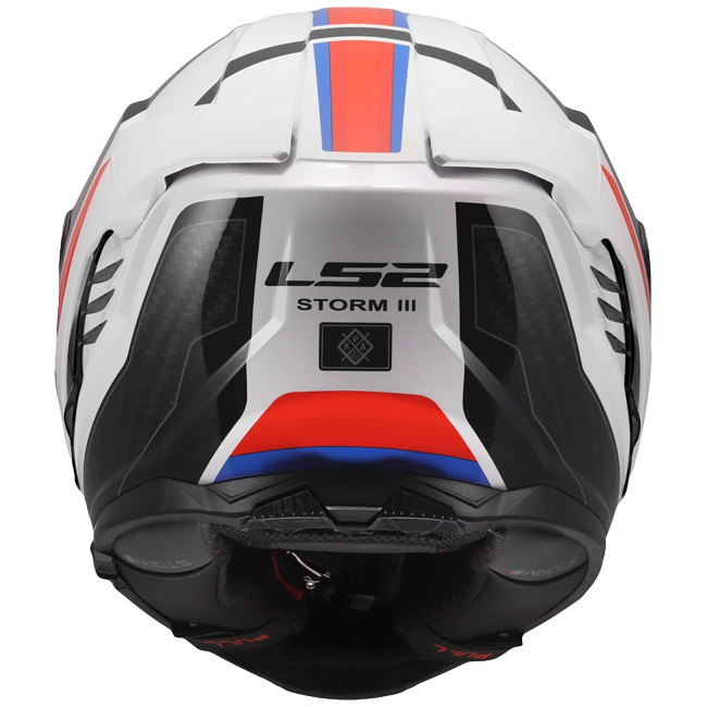 LS2 FF818 Storm III Helm – Sporty White/Blue/Red