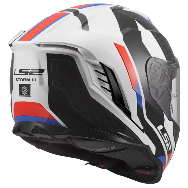 LS2 FF818 Storm III Helm – Sporty White/Blue/Red