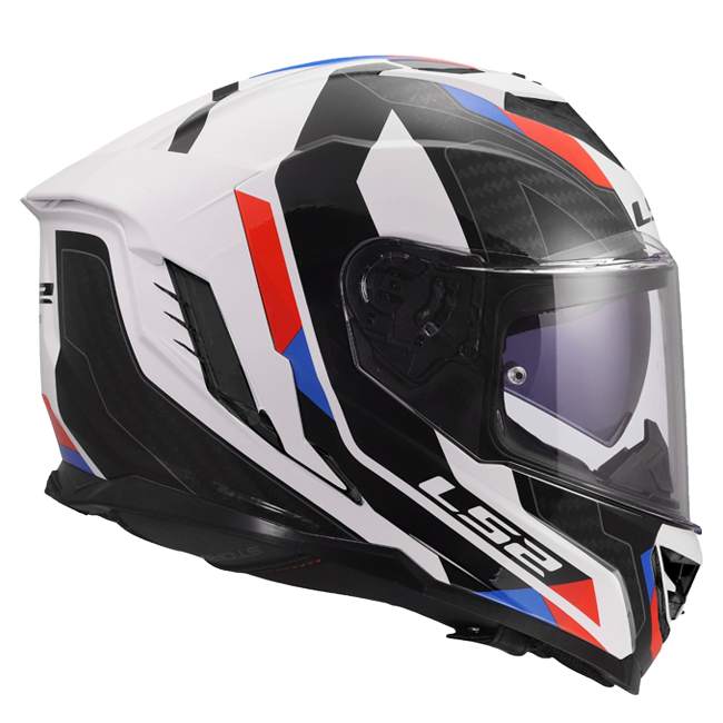 LS2 FF818 Storm III Helm – Sporty White/Blue/Red