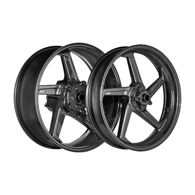 BST STAR TEK carbon wheel set for Ducati Panigale V4 2025-2026
