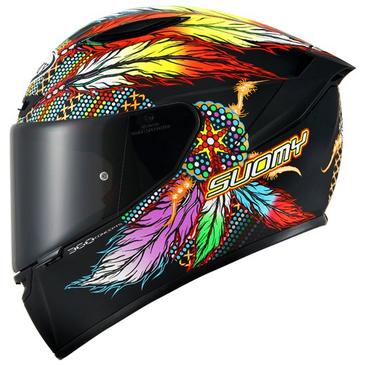 Suomy Track-1 Helmet Chieftain Matte Black K6T10014