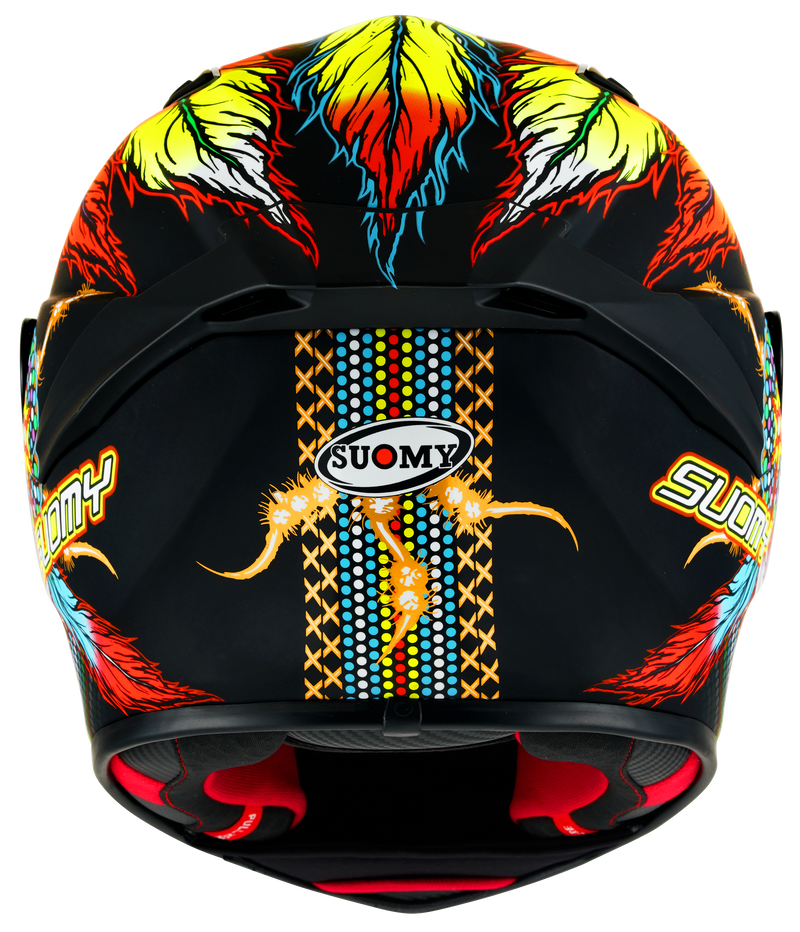 Suomy Track-1 full-face helmet in Chieftain Matte Black finish
