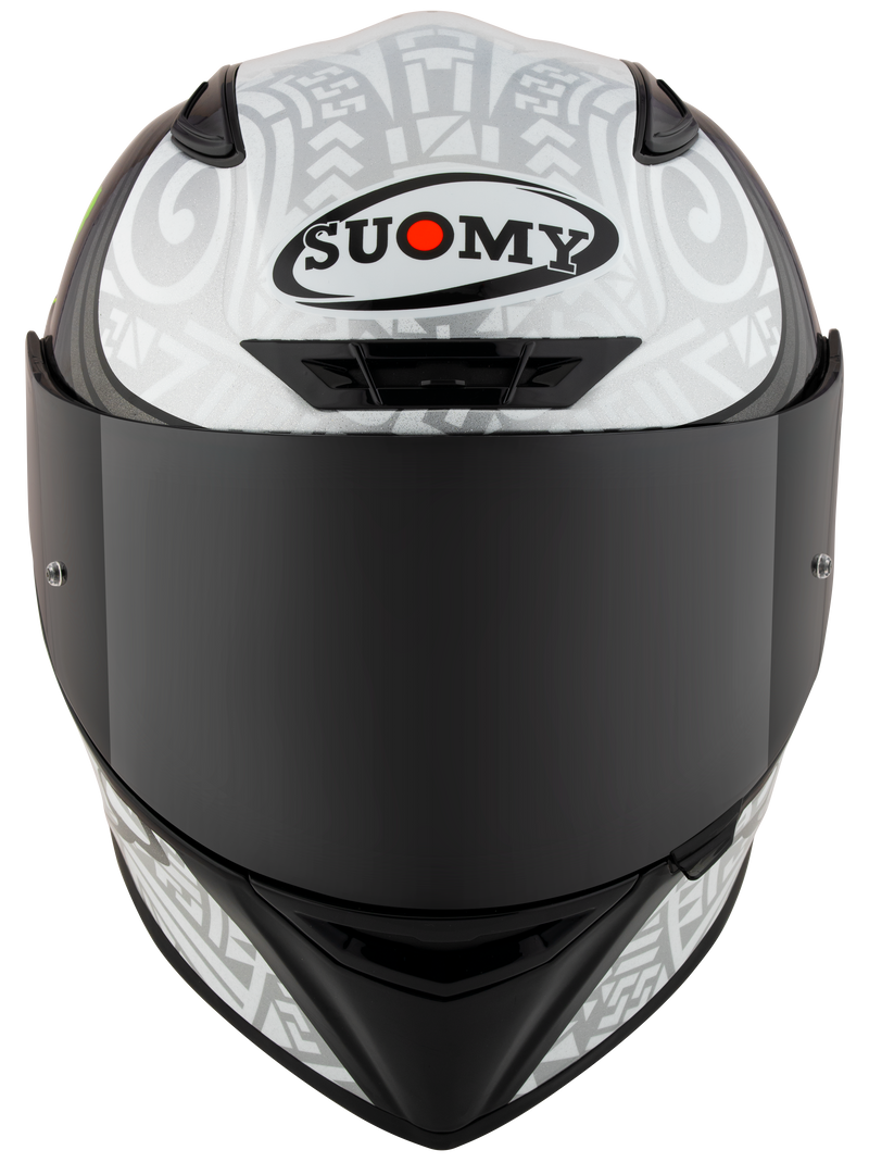 Suomy Track-1 full-face helmet in Francesco Pecco Bagnaia Winter Test 2023 Replica matte livery