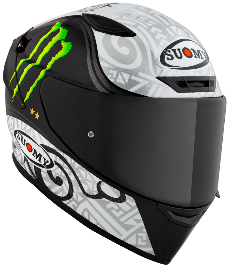 Suomy Track-1 full-face helmet in Francesco Pecco Bagnaia Winter Test 2023 Replica matte livery