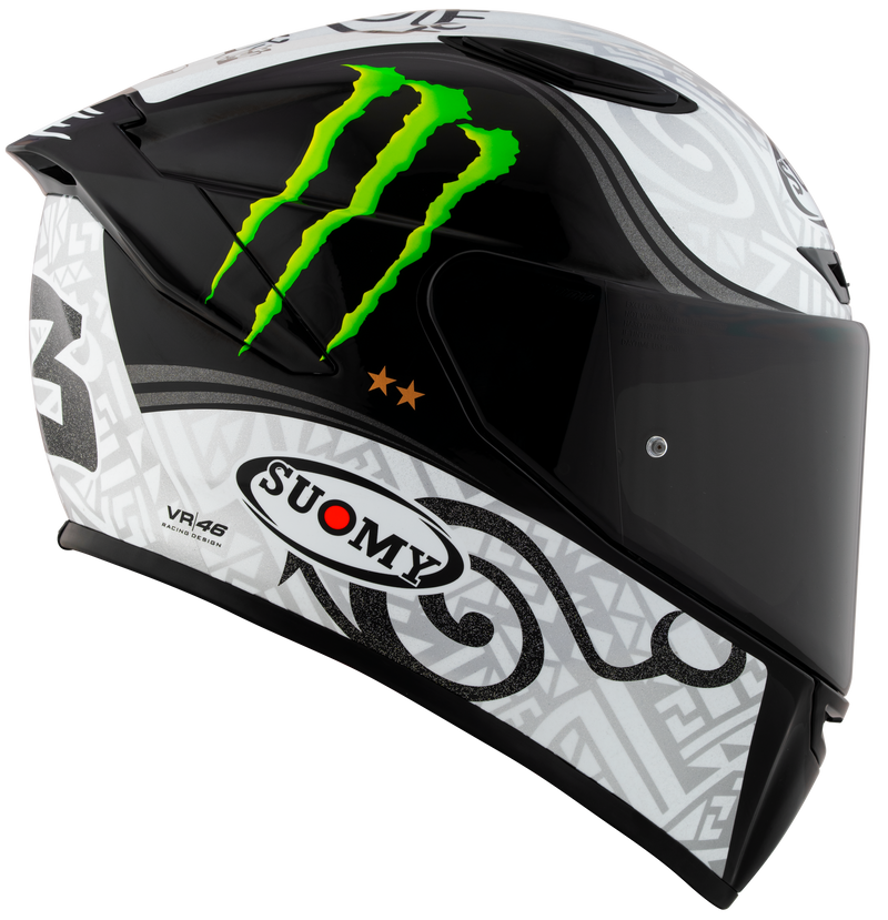 Suomy Track-1 full-face helmet in Francesco Pecco Bagnaia Winter Test 2023 Replica matte livery