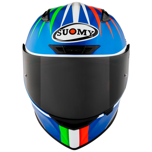 Suomy Track-1 full-face helmet in Francesco Pecco Bagnaia Mugello 2022 Replica livery