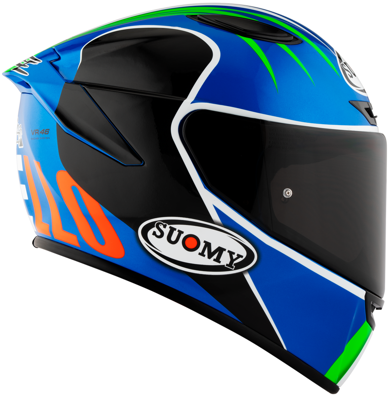 Suomy Track-1 full-face helmet in Francesco Pecco Bagnaia Mugello 2022 Replica livery
