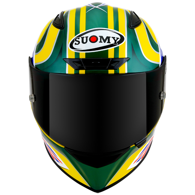 Suomy Track-1 helmet in Troy Bayliss 2005 Replica gloss livery