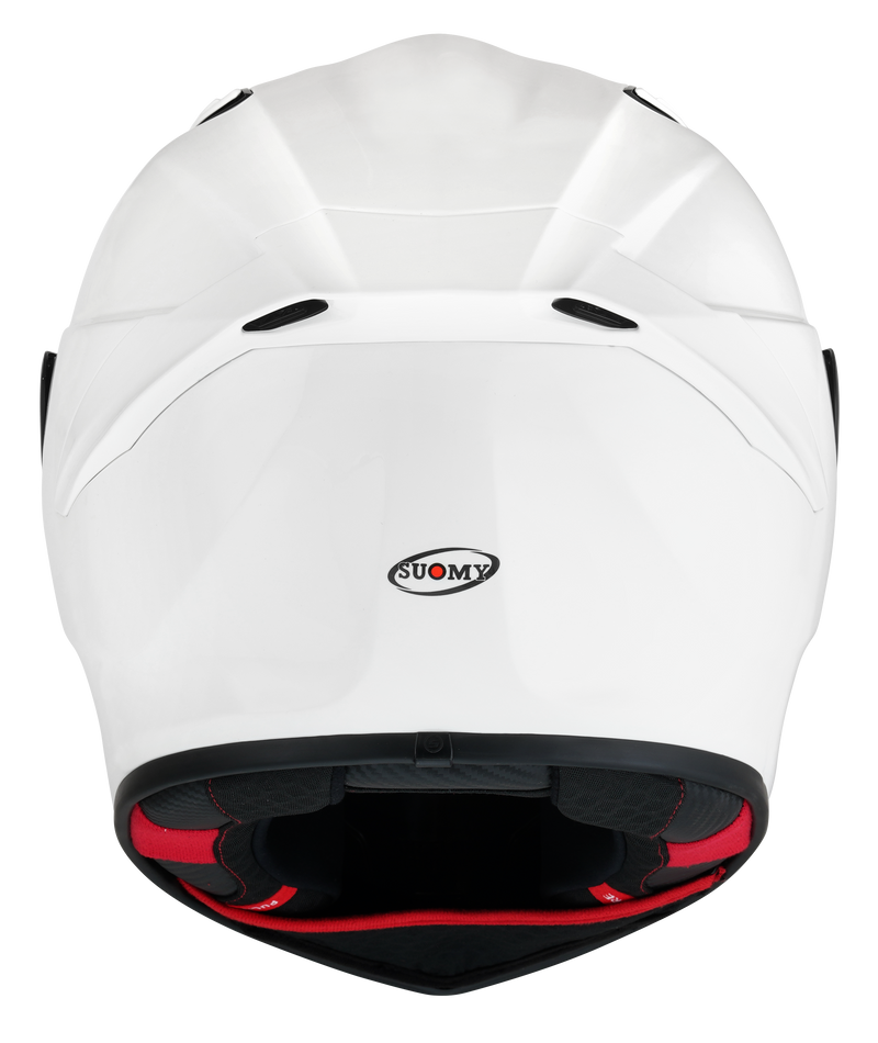 Suomy Track-1 full-face helmet in gloss white, part K6T100W3