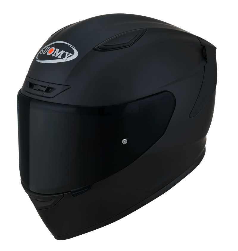 Suomy Track-1 full-face helmet in matte black — K6T100X6