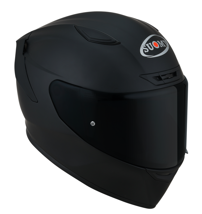 Suomy Track-1 full-face helmet in matte black — K6T100X6