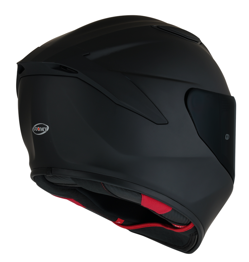 Suomy Track-1 full-face helmet in matte black — K6T100X6