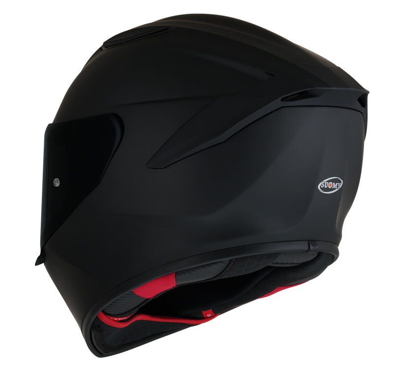 Suomy Track-1 full-face helmet in matte black — K6T100X6
