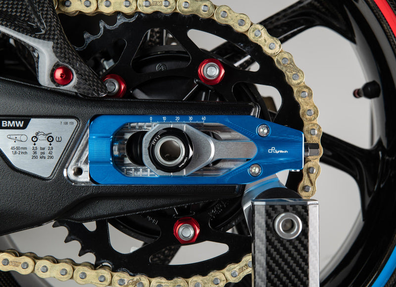 LighTech TEBM003 chain tensioner for BMW S1000RR K67 in anodised aluminium