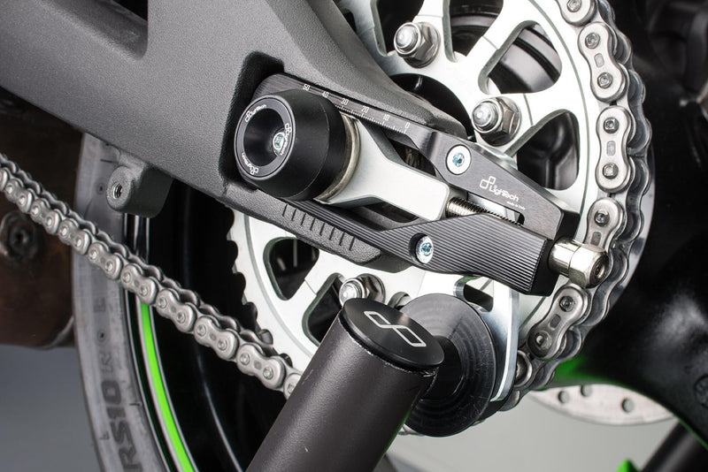 LighTech TEKA002 chain tensioner for Kawasaki ZX-10 R/RR 2016-2026, Ergal 7075 billet aluminium
