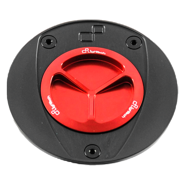 LighTech TFN227 aluminium fuel cap for Honda CBR 1000 RR-R SC82 in black anodised finish