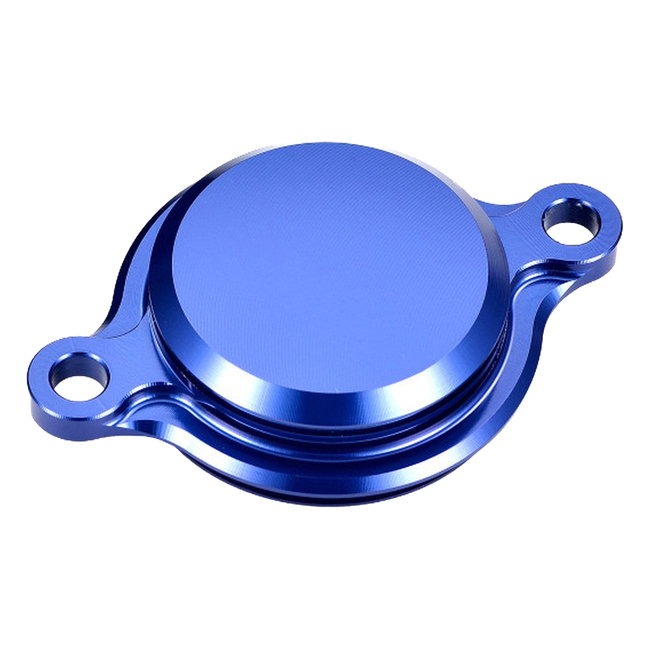 Accossato off-road oil filter cover TFY02 for Yamaha YZ450F, blue