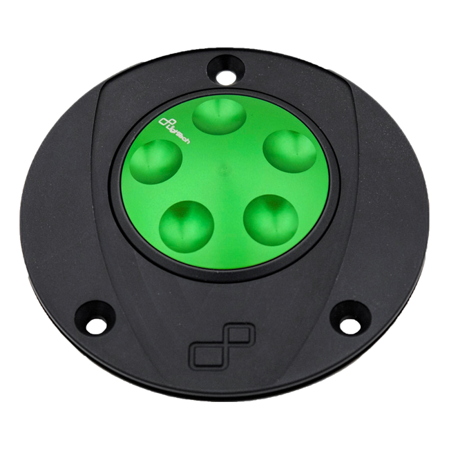 LighTech TRN223 quick-release fuel cap for Kawasaki ZX-4 RR, black anodised aluminium