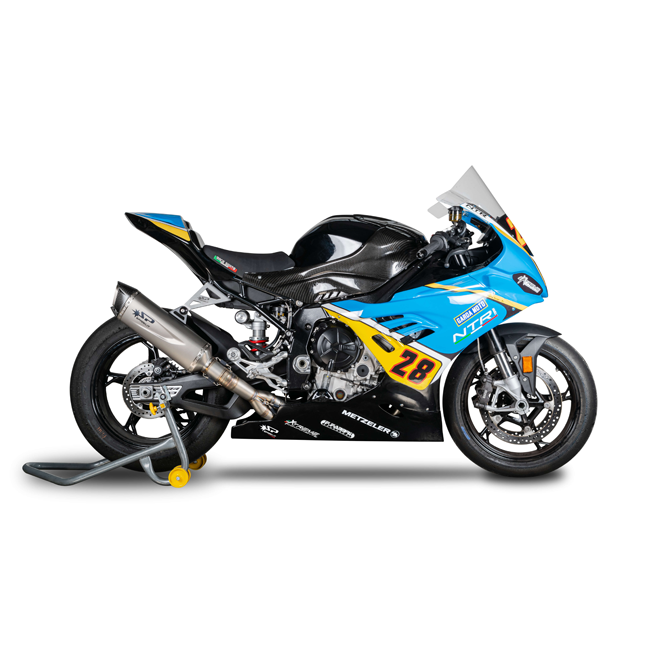 Spark Exhaust GBM8824T stainless steel full system with titanium silencer on BMW M1000RR K66