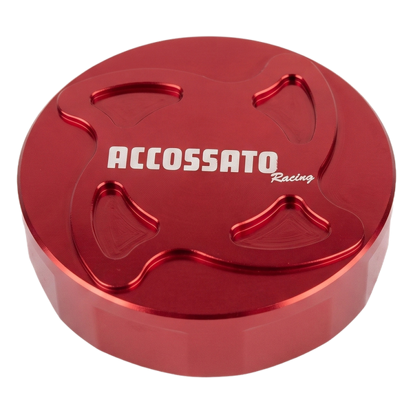 Accossato Front Brake Fluid Reservoir Cap Aprilia SHIVER 900 (2017-2019) TS004, red cap