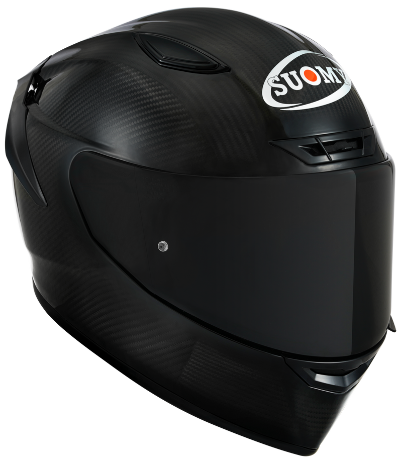 Suomy TX-Pro full-face helmet in gloss naked carbon finish