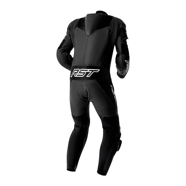 RST Tractech EVO D3O one-piece leather race suit men's Black/White