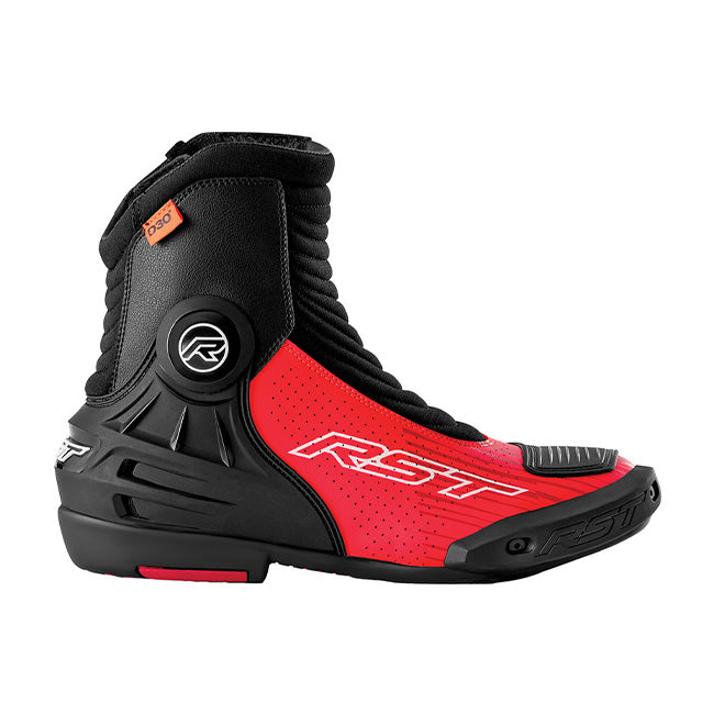 RST Tractech EVO D3O Short Motorcycle Boot men's Red/Black