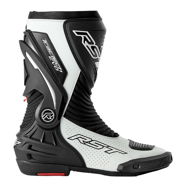 RST Tractech EVO D3O women's motorcycle boots in White/Black