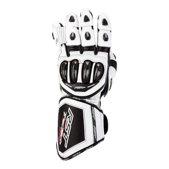 RST Tractech Evo 4 Ladies motorcycle leather gloves in white