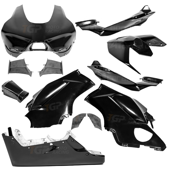 AP Carbon Line Lavatex complete racing fairing kit for Ducati Panigale V4 R 2026, unpainted