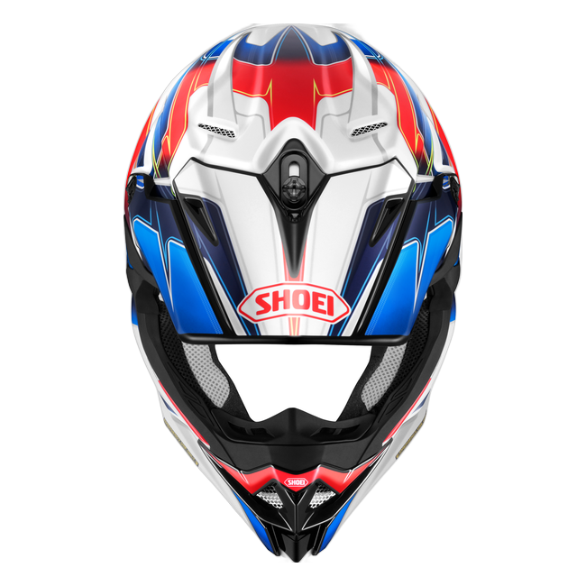 Shoei VFX-WR 06 Sparkle TC-10 – top view