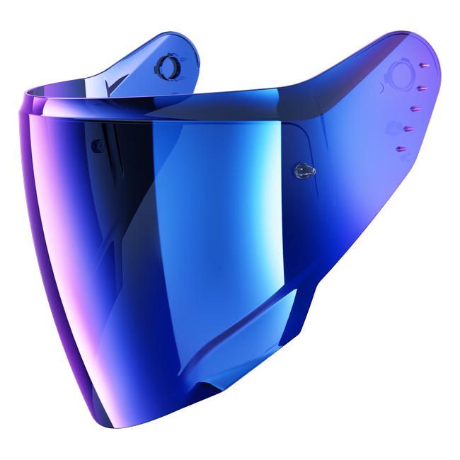 Shark Iridium Visor for Skwal Jet Cup / Skwal Jet / Skwal i3 Jet – Blue – VZ67030P – VZ67030PBLUTU