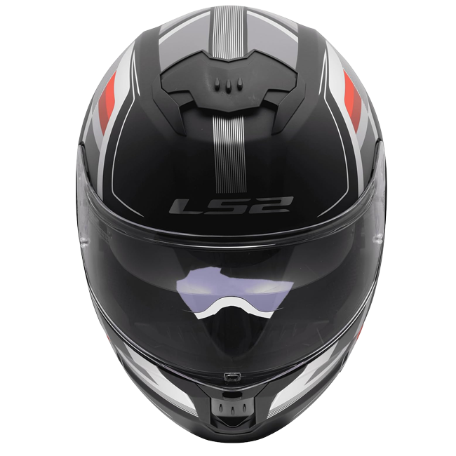 LS2 FF808 Stream II Helmet – Vintage Black/Grey/Red