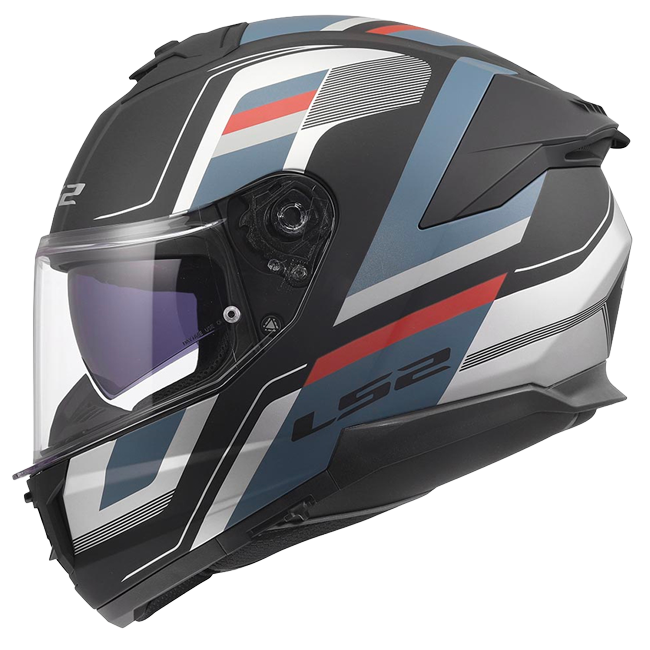 LS2 FF808 Stream II Helmet – Vintage Black/Petrol