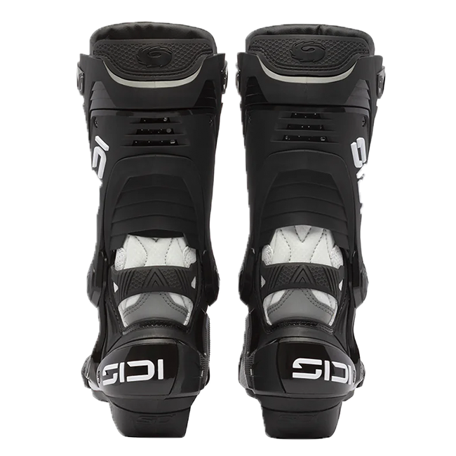 Sidi Rex Air motorcycle boots in white and black, model 203