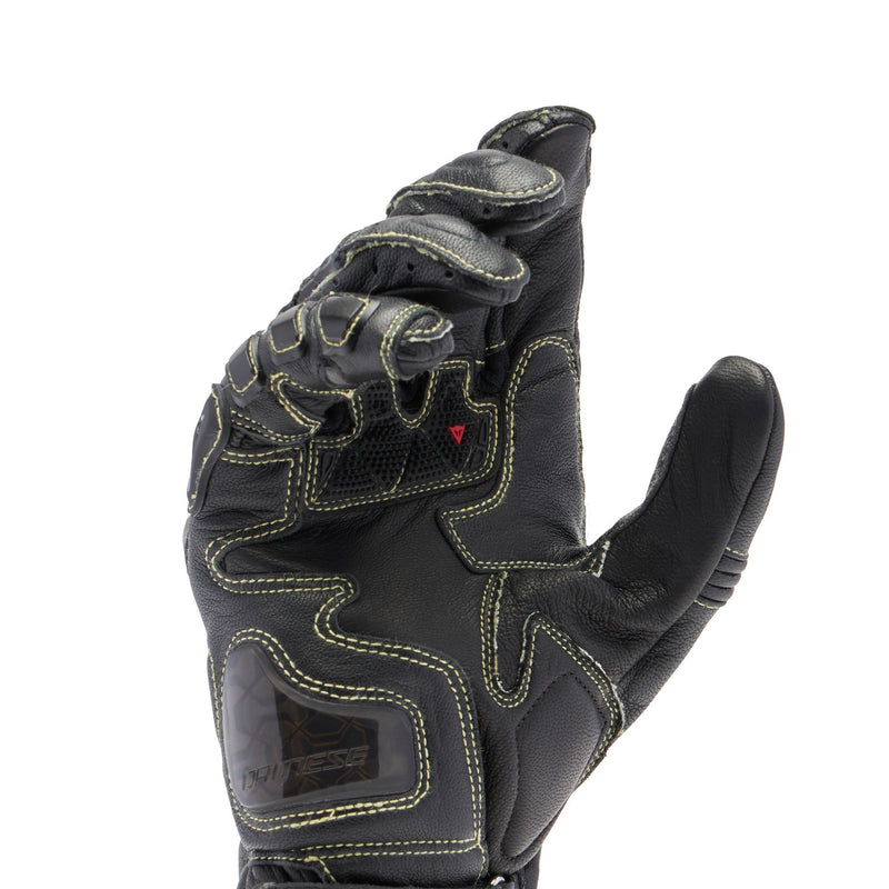 Dainese Full Metal 7 Racing leather motorcycle gloves in black