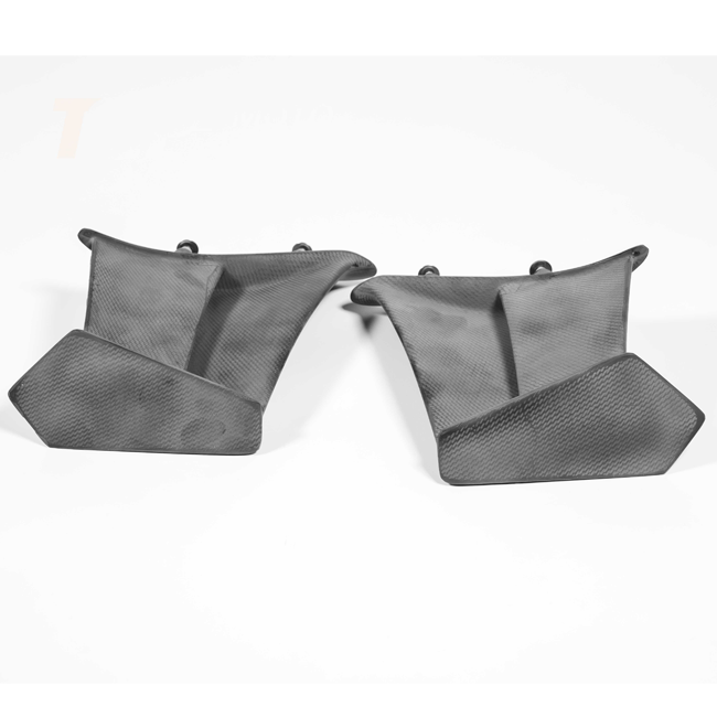 AP Carbon Line Lavatex winglets set for Ducati Panigale V4 R 2026 – sand-blasted finish